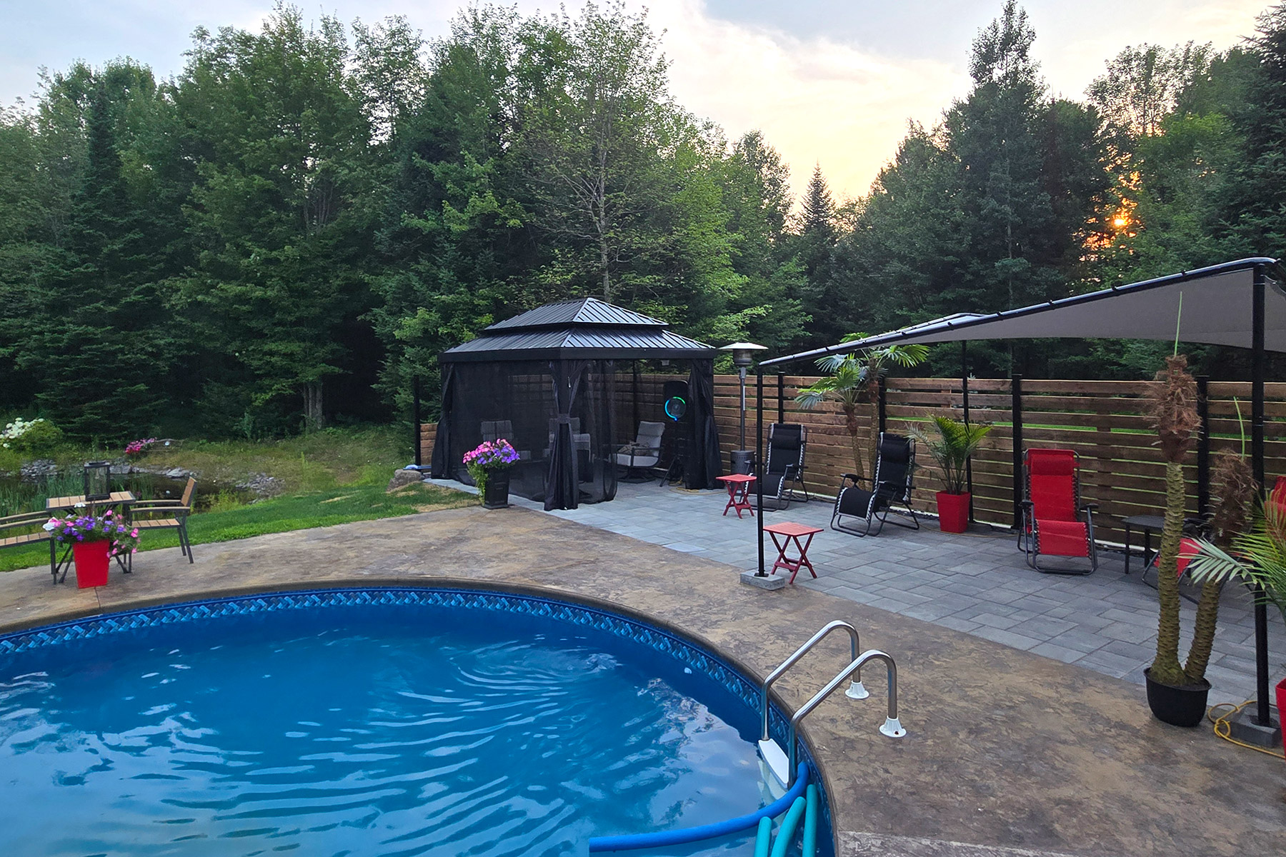 Installation de piscine creusée Drummondville