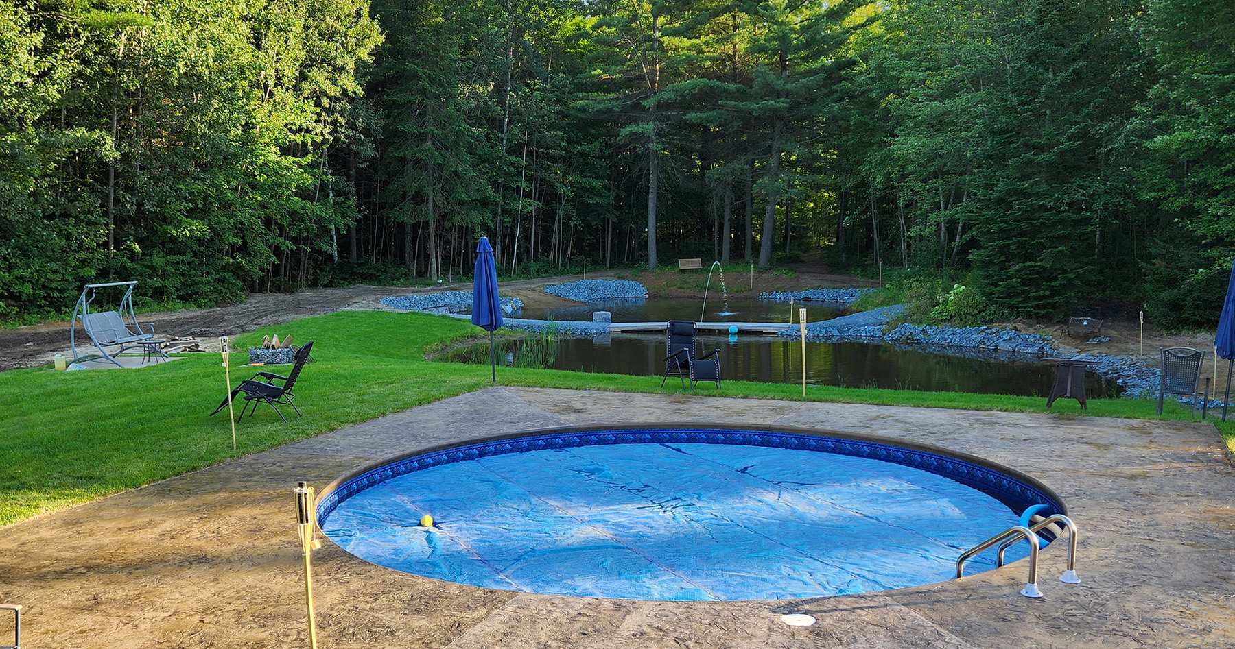 Installation de piscine creusée Drummondville