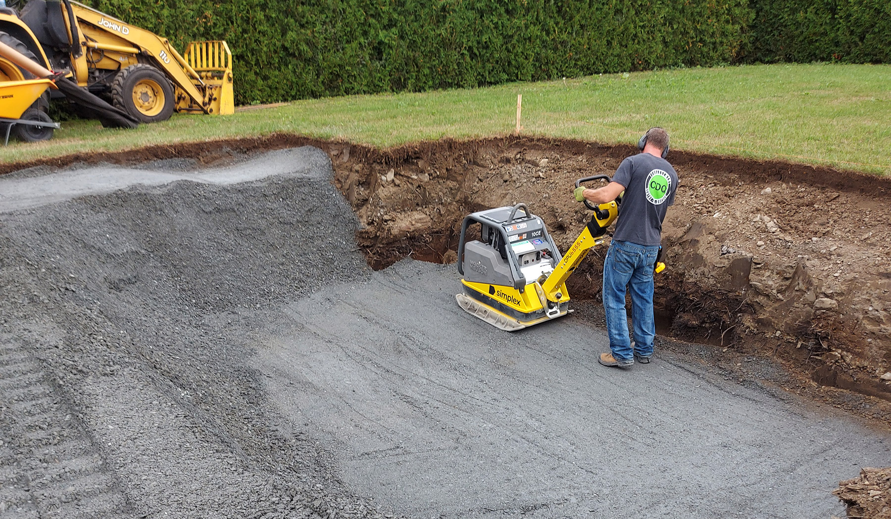 Installation de piscine creusée Drummondville
